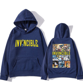 Invincible Blood Double Sided Printed Hoodies Cartoon comic