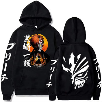 Anime Bleach Hoodie Hallow Ichigo