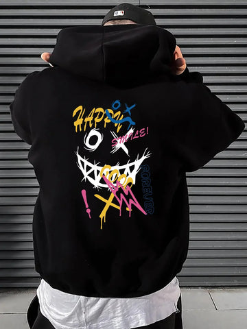 Tagged Smiley Face Hoodie Funny
