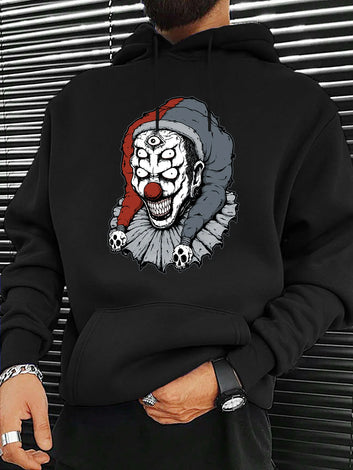 Funny clown person hoodie