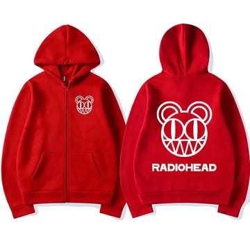 Rock Band Radiohead Zipper Hoodie music