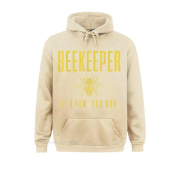 Beekeeper If I Run You Run Funny Hoodie