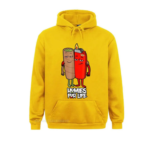 Homes for Life Blunt and Lighter. Funny Hoodie