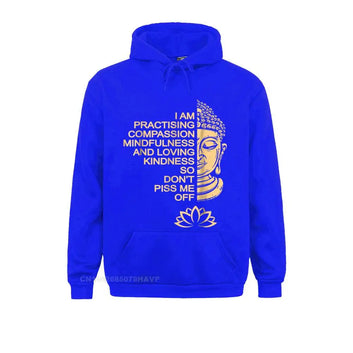Street Meditation Buddha Hoodie Funny