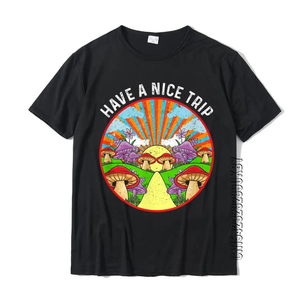 Funny Have A Nice Trip Magic Mushrooms Tshirt