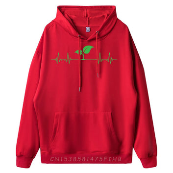 Green Plant Heartbeat hoodie