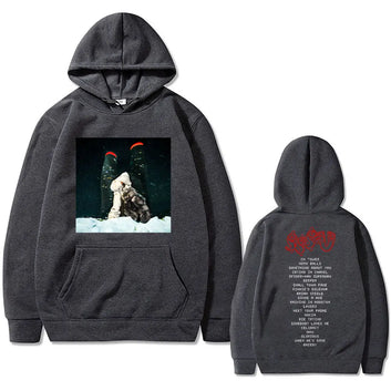 Rapper PARTYNEXTDOOR & Drake Some Sexy Songs 4 U SSS4U Graphic Hoodie Men Fleece Cotton Sweatshirt Man Hip Hop Oversized Hoodies