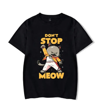 Funny Tshirt DON’T STOP MEOW