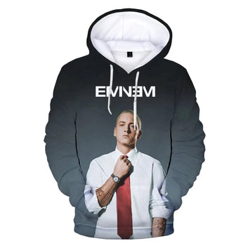 Rapper 3D Printed Eminem Hoodie music