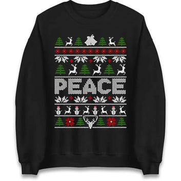 Couples Matching His & Hers Christmas Funny I Come in Peace Sweater