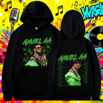 Rapper Anuel AA Hoodie Music