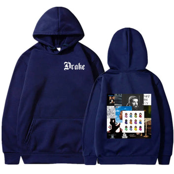 Rapper Drake Music Album Cover Graphic Hoodies Men Clothing Hip Hop Vintage Oversized Sweatshirts Gothic Harajuku Hoodie Unisex