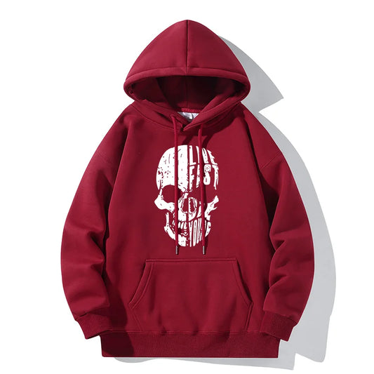 Hoodie Skull Print