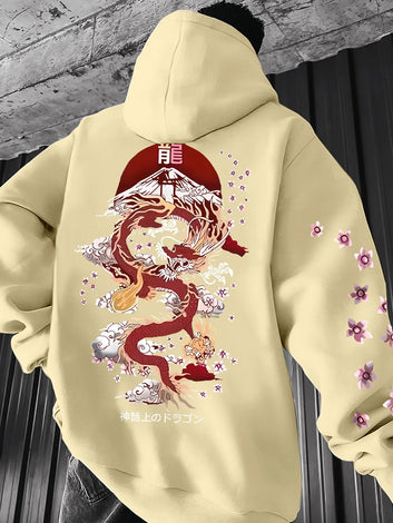 Dragon Graphic Hoodie Animal