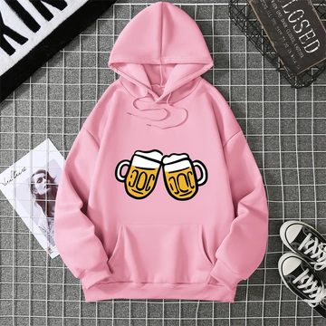 Hoodie Clinking Beer Mugs funny