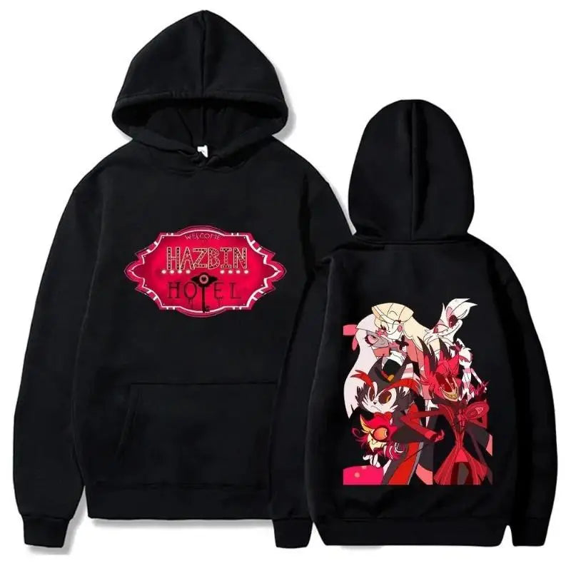 Hazbin Hotel Cartoon Anime Hoodie Multiple Designs