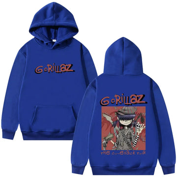 Rock Band Gorillaz The Come Back Tour Hoodie music