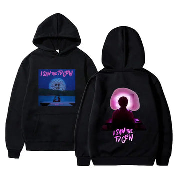 Singer Alex G I Saw The TV Glow Album Graphic Hoodie Men Women Fashion Oversized Pullover Men's Casual Cotton Vintage Hoodies