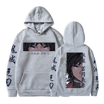 Anime Demon Slayer Hoodie Giyu Tomioka
