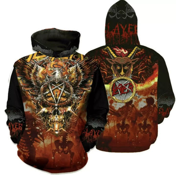 Rock band Slayer Hoodie music