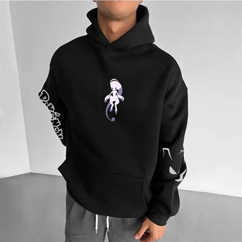Pokémon Hoodie Mewtwo Anime Cartoon