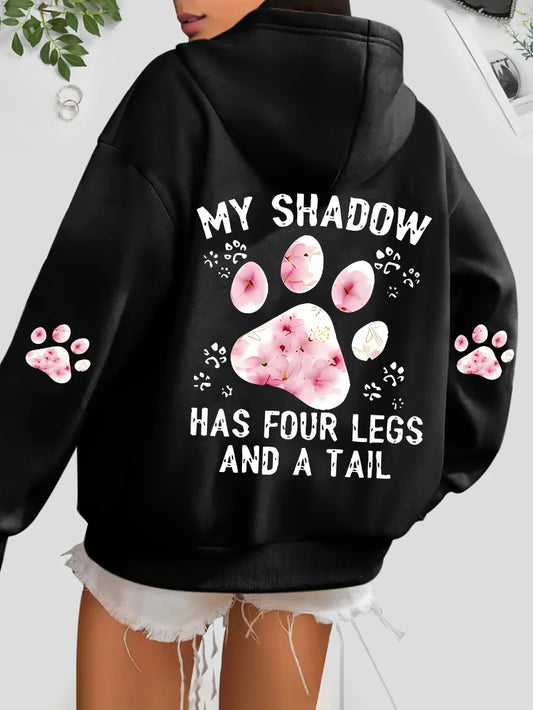 My Shadow pet hoodie funny