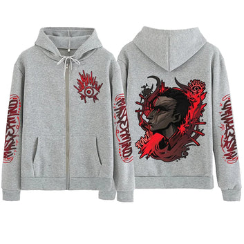 Anime Arcane Zip Up Hoodie Game Multiple Designs