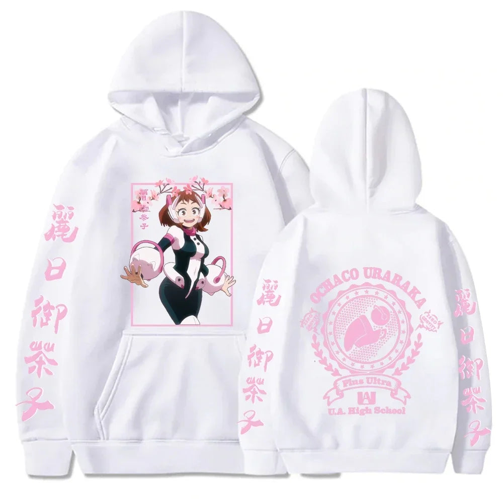 Japanese Anime Ochaco Uraraka My Hero Academia Hoodies