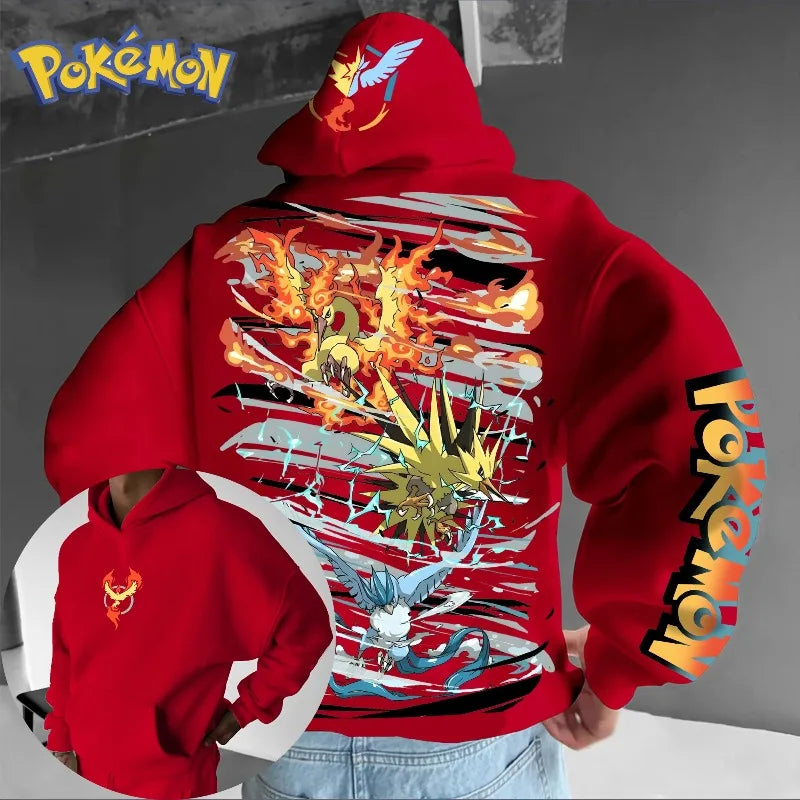 Legendary Bird Pokémon Anime Hoodie Cartoon
