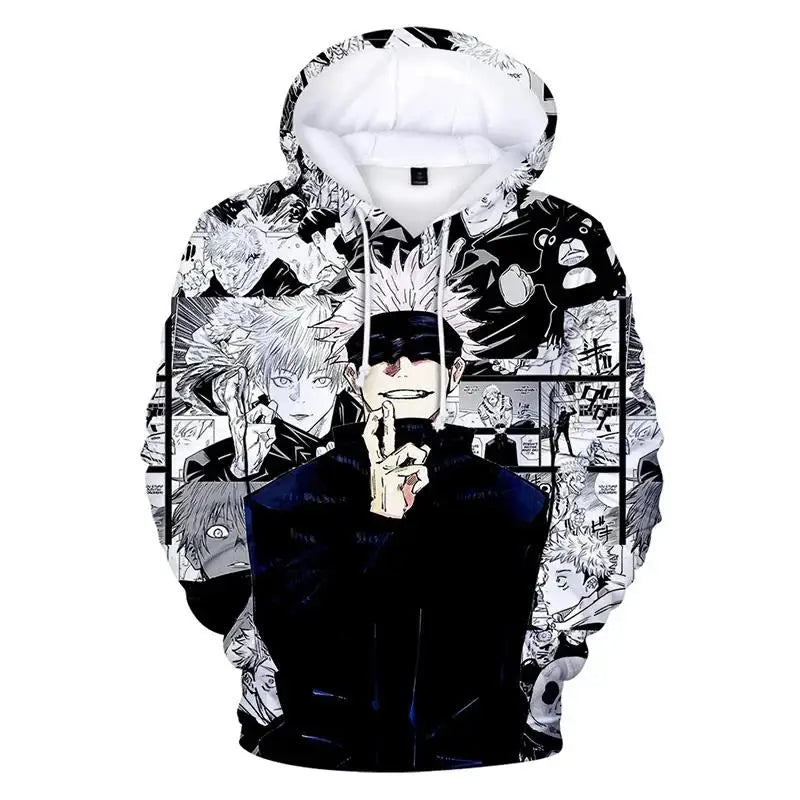 3D Print Anime Jujutsu Kaisen Hoodies multiple designs