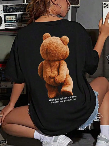 T-Shirts Cute Cartoon Bear Funny
