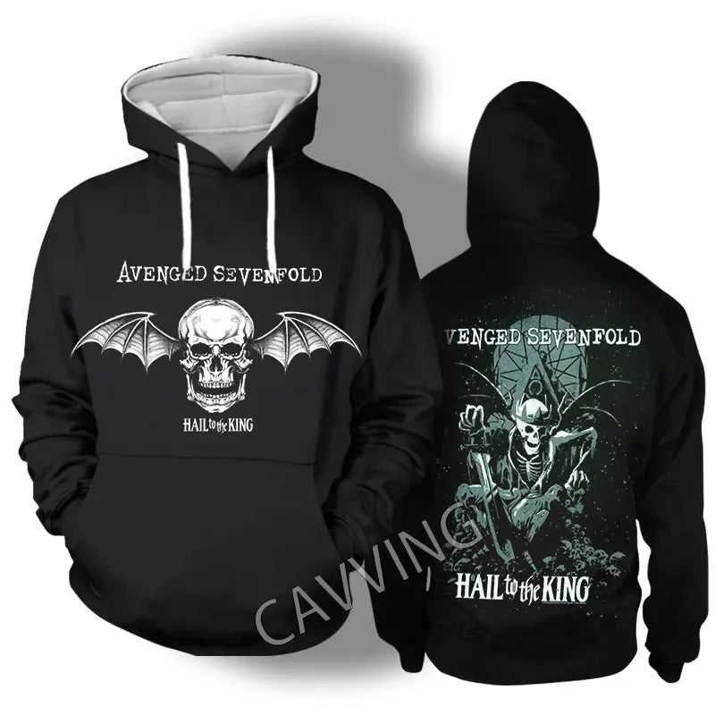 Avenged Sevenfold Rock Band Hoodie Music