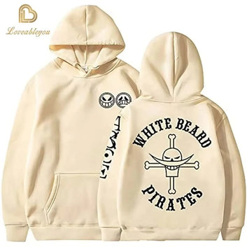 Anime One Piece White Beard and friends Hoodie