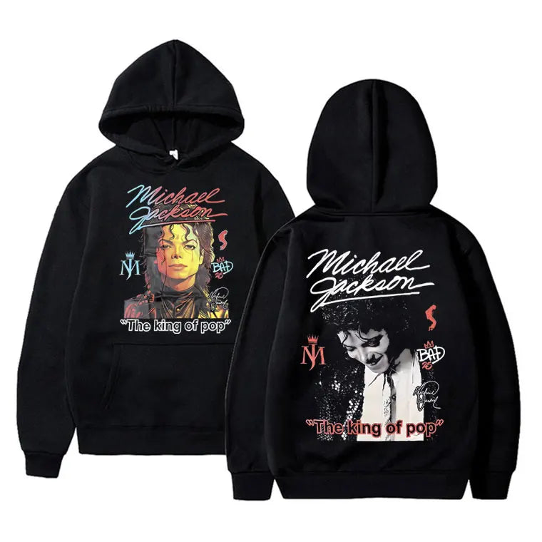 Classic Vintage Michael Jackson Graphics Hoodie music band rapper