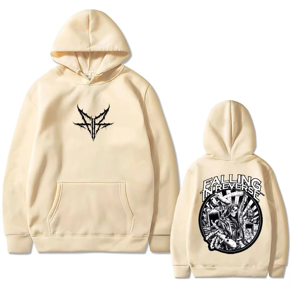 Falling in Reverse Skeleton Hoodie  Rock Band Music