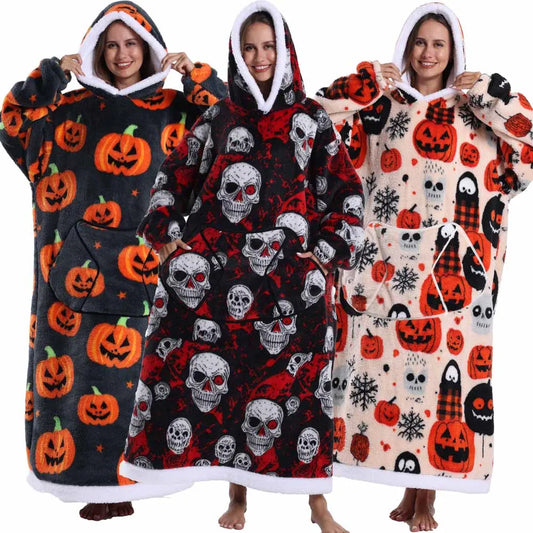 Halloween Oversized Blanket Hoodie