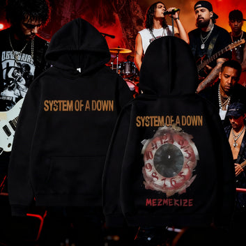 System of A Down Mezmerize Hoodie Rock Band Music