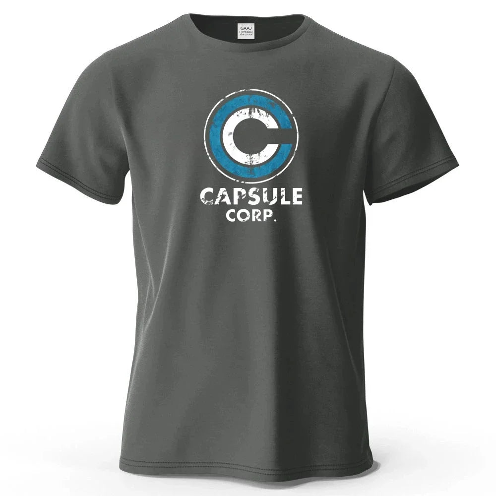 Anime Dragon Ball Capsule Corp T-shirt