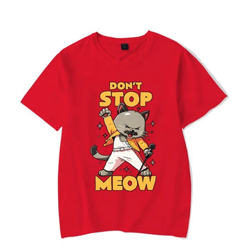 Funny Tshirt DON’T STOP MEOW