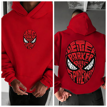 Marvel Spider Man Hoodie Cartoon Comic Movie
