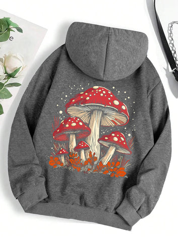 Red Mushroom Personality Hoodie