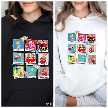 Disney Alice in Wonderland Cartoon Hoodie Movie