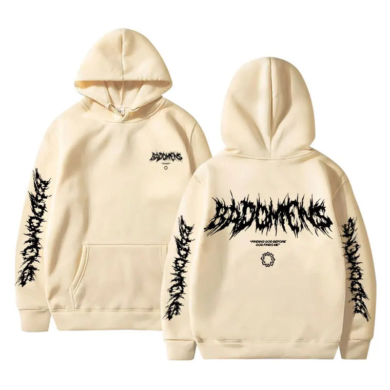 Bad Omen Rock Band Hoodie Music