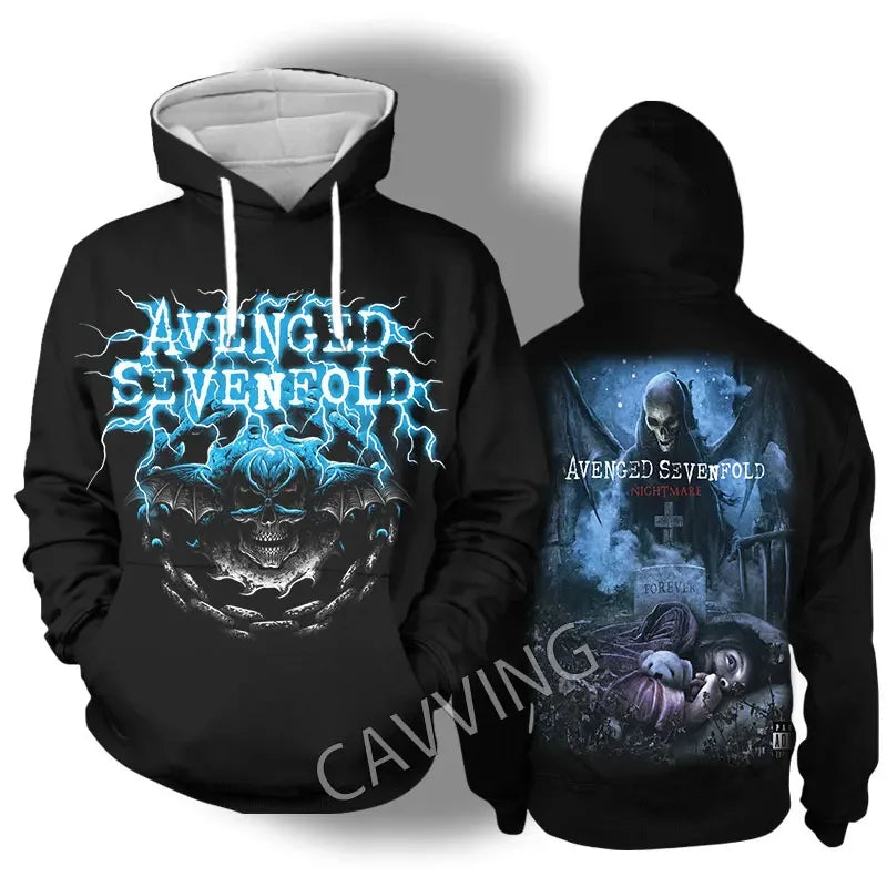 Avenged Sevenfold Rock Band Hoodie Music