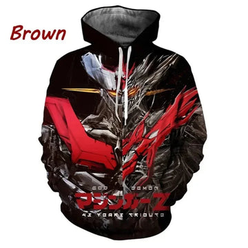 Mazinger Z Hoodie Anime Multiple Designs