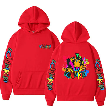 Lc Waikiki Monkey Hoodie Funny Cartoon