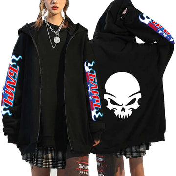 Anime Bleach Ichigo Kurosaki Zipper Hoodie multiple designs
