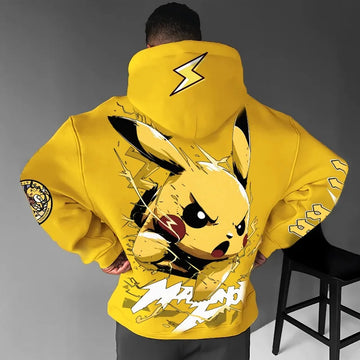 Pokémon Pikachu Hoodie Anime Cartoon Hoodie