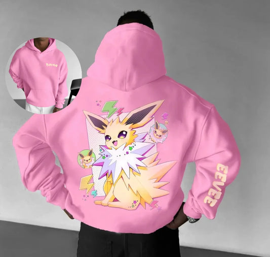 Pokemon Eevee Hoodie Anime Cartoon