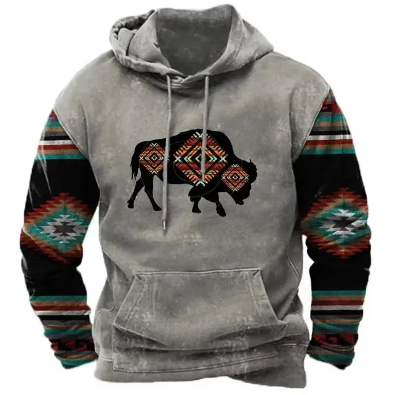 Animal Hoodie Buffalo